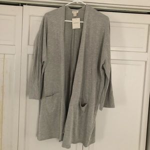 Ribbed cozy cardigan